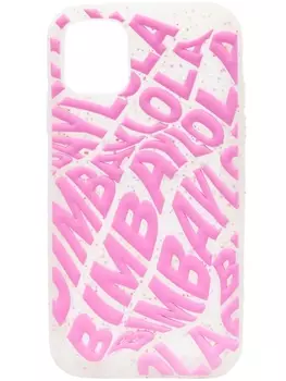 Bimba y Lola logo-embossed iPhone 13 Pro Max case, белый