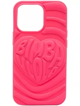 Bimba y Lola logo-embossed iPhone 13 Pro case, розовый