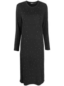 Bimba y Lola платье с длинными рукавами и блестками, серый