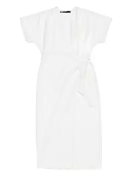 Bimba y Lola платье с запахом, белый