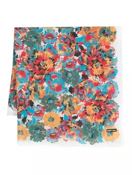 Bimba y Lola платок с цветочным принтом, белый