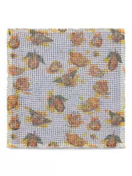 Bimba y Lola шарф с принтом Lemon, синий