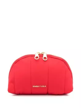 Bimba y Lola стеганая косметичка с логотипом, красный