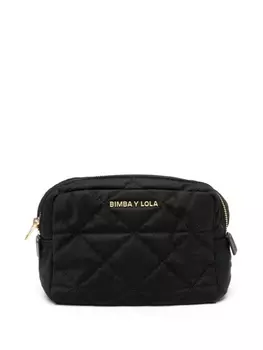 Bimba y Lola стеганая косметичка с логотипом, черный