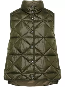 Bimba y Lola стеганый жилет, зеленый