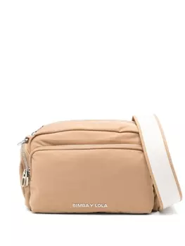 Bimba y Lola сумка через плечо среднего размера с логотипом, коричневый