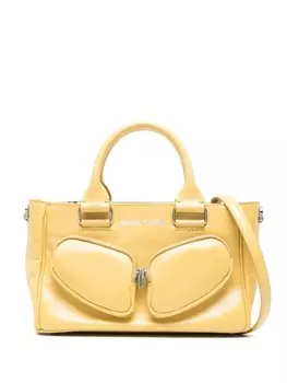 Bimba y Lola сумка-тоут с логотипом, желтый