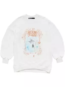 Bimba y Lola толстовка с графическим принтом, белый