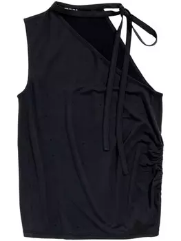 Bimba y Lola топ, украшенный кристаллами, черный