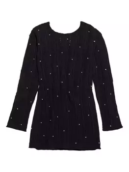 Bimba y Lola трикотажное платье мини, черный