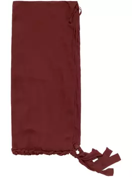 Bimba y Lola юбка миди с запахом, коричневый