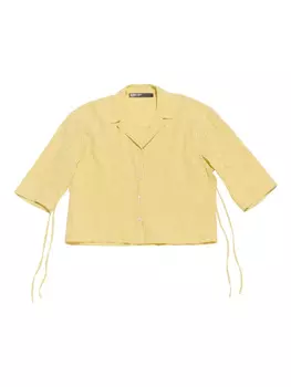 Bimba y Lola укороченная рубашка, желтый