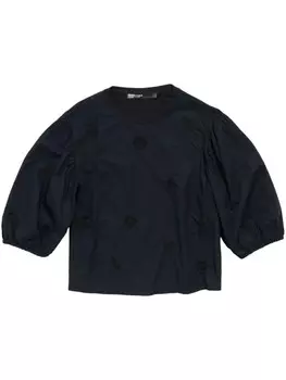 Bimba y Lola вышитая блузка, черный