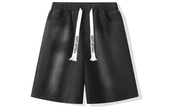 Bingfei Джинсовые шорты унисекс Ice Flying, Черный