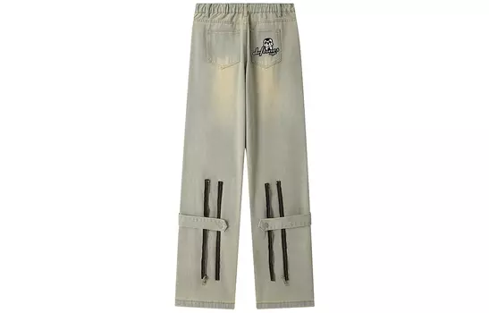 Bingfei Джинсы унисекс с ледяным полетом, Черный