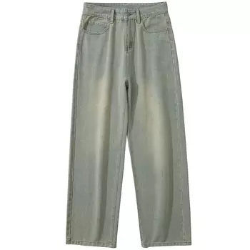 Bingfei Джинсы унисекс с ледяным полетом, Черный