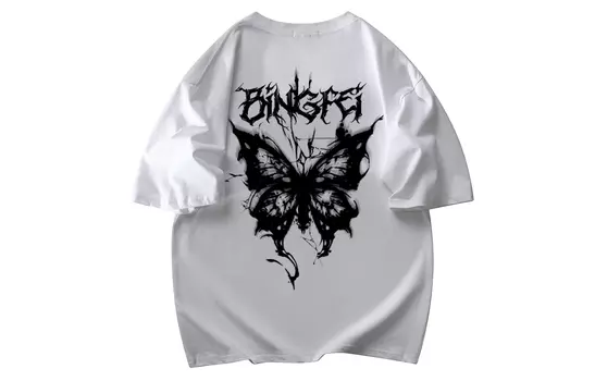 Bingfei Футболка унисекс «Ледяной полет», Темно-серый