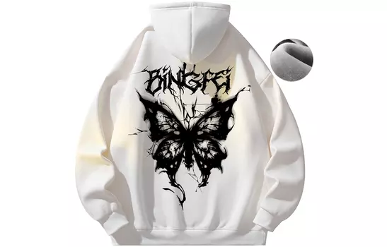 Bingfei Толстовка унисекс «Ледяной полет», Черный [Обычная версия]