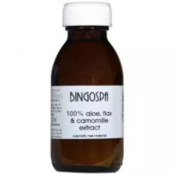 БИНГОСПА 100% экстракт алоэ, льна и ромашки 100мл, BingoSpa