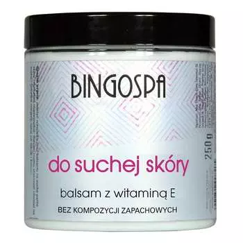 BINGOSPA, Для сухой кожи, бальзам с витамином Е без отдушек, 250 г