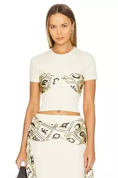 Бинно топ Nanushka, бежевый