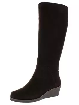 Бинокулярные женские замшевые сапоги до колена для холодной погоды Aerosoles, цвет Dark Brown Suede