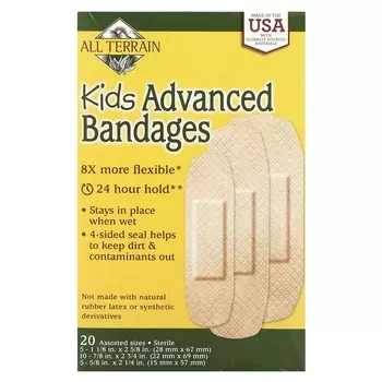 Бинты All Terrain детские, 20шт