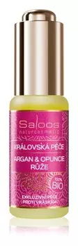 Био аргановое масло с эффектом против морщин Saloos Bio King's Care Argan & Opuntia & Rose
