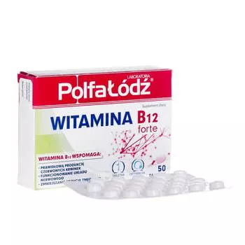 Био-Профиль, Витамин В12 Форте, 50 таблеток Polfa d
