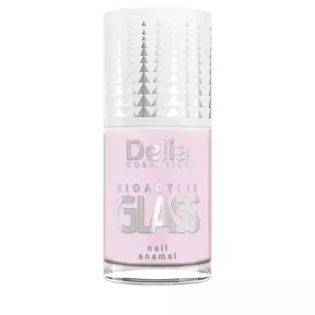 Bioaktivglas 02 Julie Лак и кондиционер для ногтей для всех типов ногтей 11 мл, Delia Cosmetics