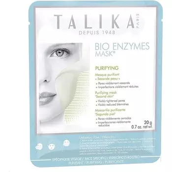 Биоэнзимная маска Очищающая детокс-маска для лица с биоцеллюлозой от пор, черных точек и покраснений - Маска для ухода за кожей, Talika