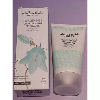 Biocleanse Органическая детокс-маска из черной бузины 75 мл, Estelle & Thild