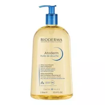 Bioderma Атодерм Уиле Де Душ 1000мл. Масло для душа для сухой и очень сухой кожи, light gold transparent