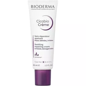 Bioderma Cicabio Cream Успокаивающий восстанавливающий многоцелевой увлажняющий крем 40 мл