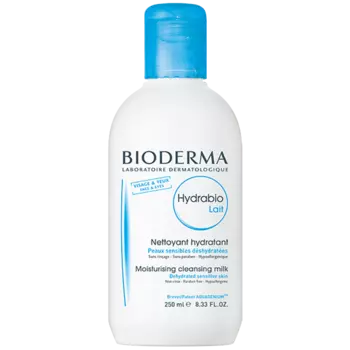 Bioderma Hydrabio увлажняющее очищающее молочко для обезвоженной и чувствительной кожи, 250 мл