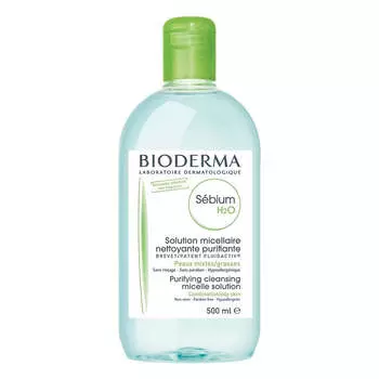 Bioderma Мицеллярная жидкость Sebium H2O для жирной и комбинированной кожи 500мл