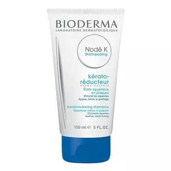 Bioderma, Node K, шампунь против перхоти с отшелушивающими, противовоспалительными и противозудными свойствами, 150 мл
