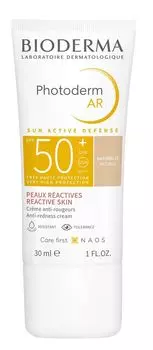 Bioderma Photoderm AR SPF50+ красящий крем с фильтром для лица, 30 ml