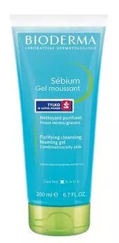 Bioderma Sebium Gel Moussant гель для умывания лица, 200 ml