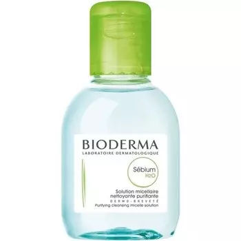 Bioderma Sebium H2O Очищающий мицеллярный раствор для комбинированной и жирной кожи 100мл