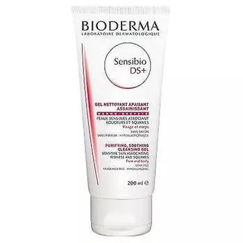 Bioderma Sensibio DS+ Очищающий успокаивающий очищающий гель 200 мл