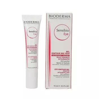 Bioderma, Sensibio, крем-гель для глаз, 15 мл