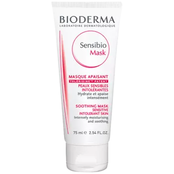 Bioderma Sensibio успокаивающая и увлажняющая маска для чувствительной кожи, 75 мл