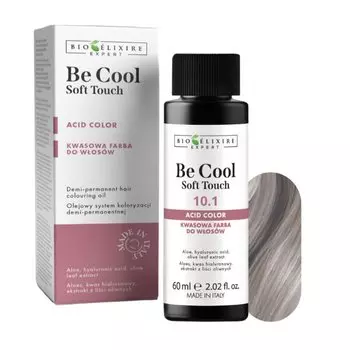 BIOELIXIRE Кислотная краска для волос Be Cool SOFT TOUCH - 10.1 Платиновый пепельный блонд - 60 мл
