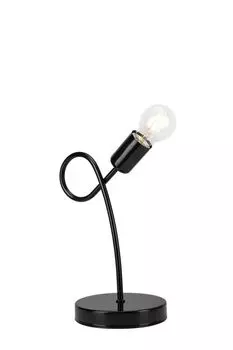 Bioledex изогнутая настольная лампа E27 черный металл