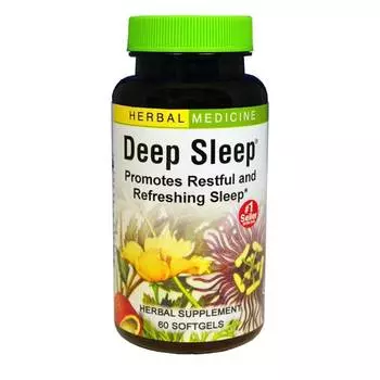 Биологическая добавка для поддержания сна Herbs Etc., 60 капсул