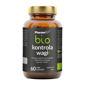 Биологически активная добавка для вегетарианцев/веганов - контроль веса + органика Pharmovit Bio, 60 капсул/1 упаковка