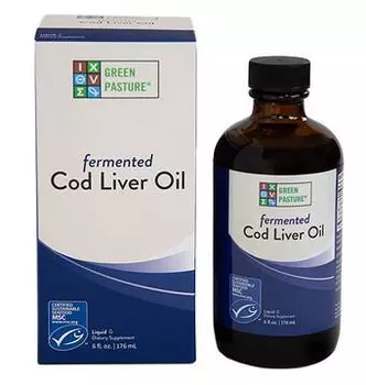 Биологически активная добавка Green Pasture Ферментированный рыбий жир жидкий - 176 мл