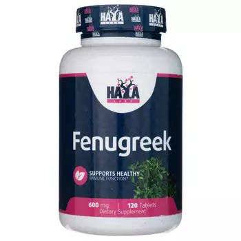 Биологически активная добавка Haya Labs Fenugreek (Пажитник) 600 мг - 120 таблеток