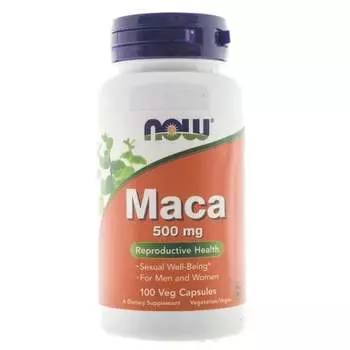 Биологически активная добавка Мака 500 мг Now Foods, 100 капсул